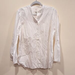 Classic White Button-Down Women's Shirt